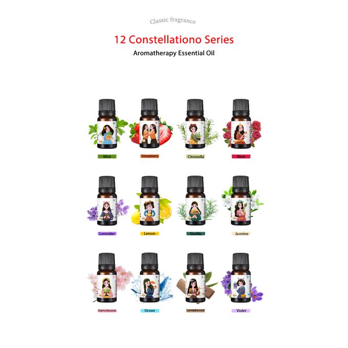 زيت عطري 12 عبوة