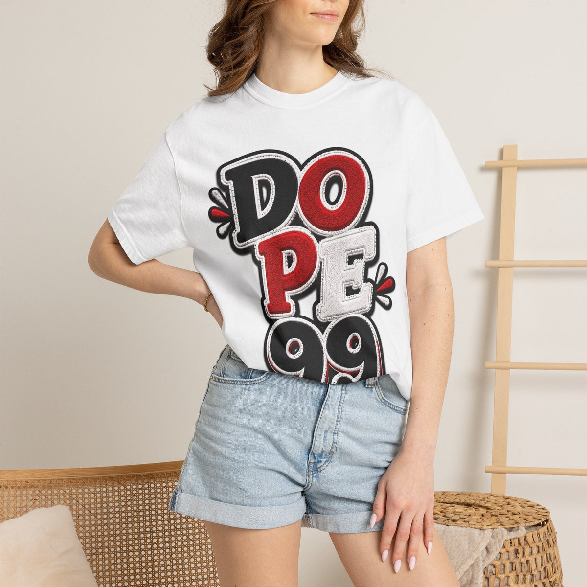 تيشيرت — "DOPE 99" تيشيرت برسومات جريئة لملابس الشارع