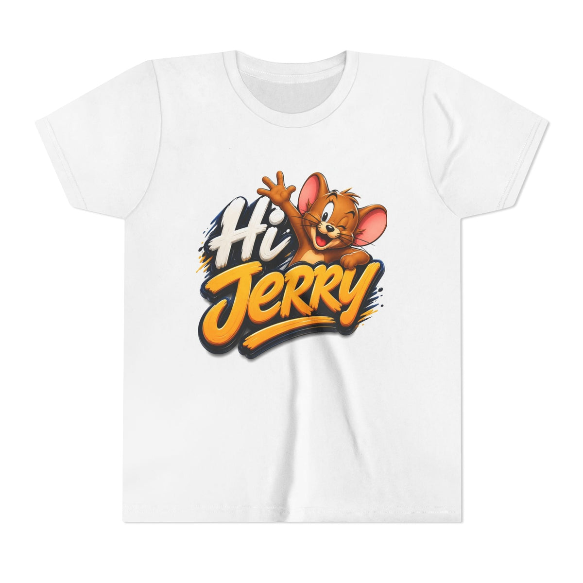 تيشيرت Hi Jerry Youth – تيشيرت برسومات كرتونية لطيفة لفأر