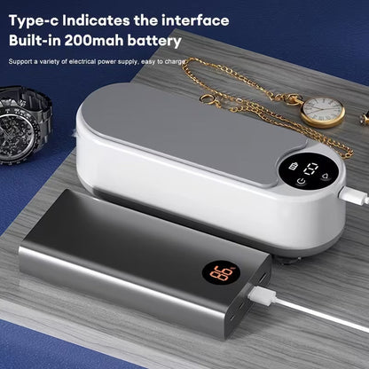 Ultrasonic Glasses Cleaner — Deep Clean Lenses, Jewelry & Watches in Minutes