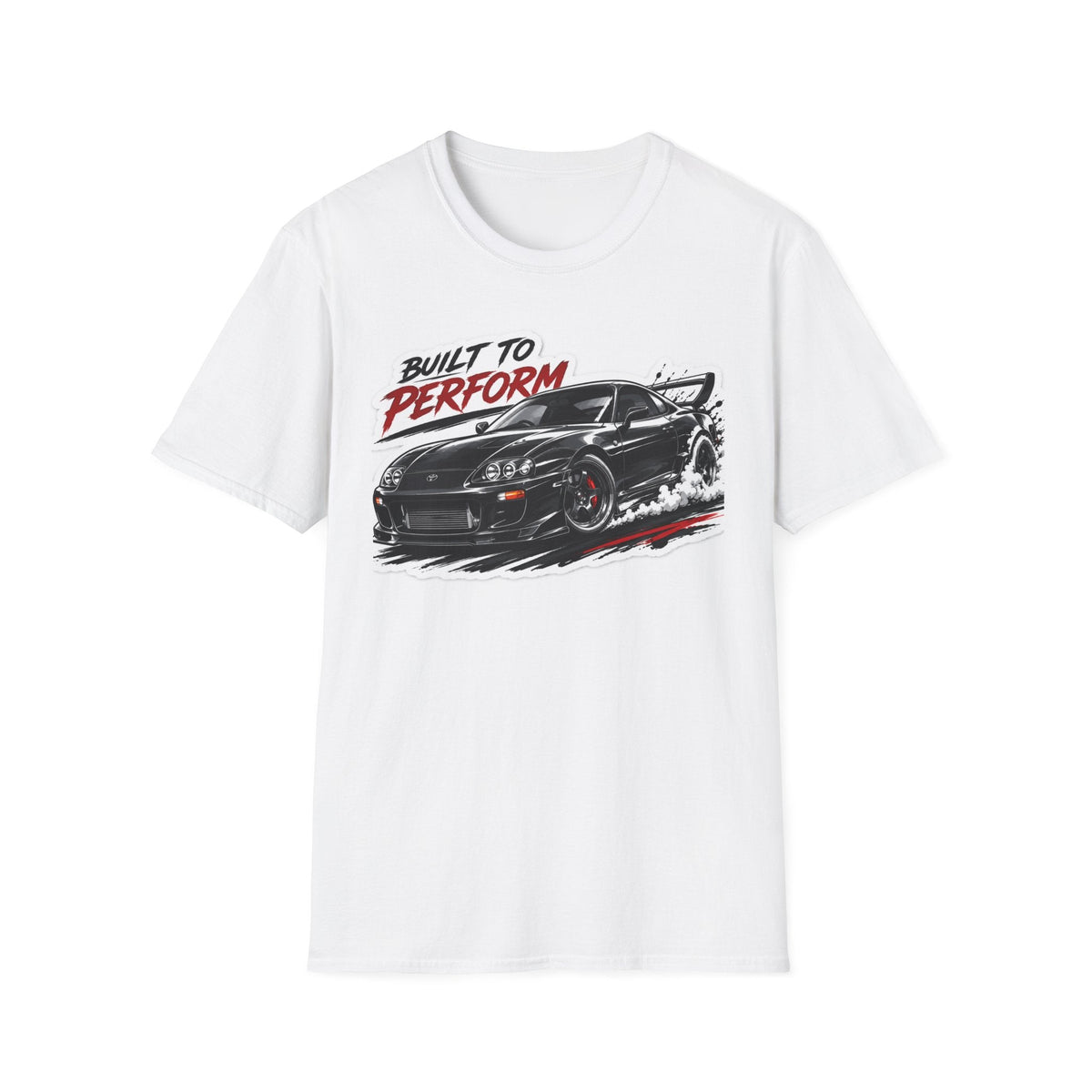Built to Perform Car T-Shirt — Vintage Racing Supra Graphic Tee