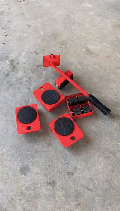 Heavy Duty Furniture Mover Set — 5-in-1 Lifting & Sliding Tool