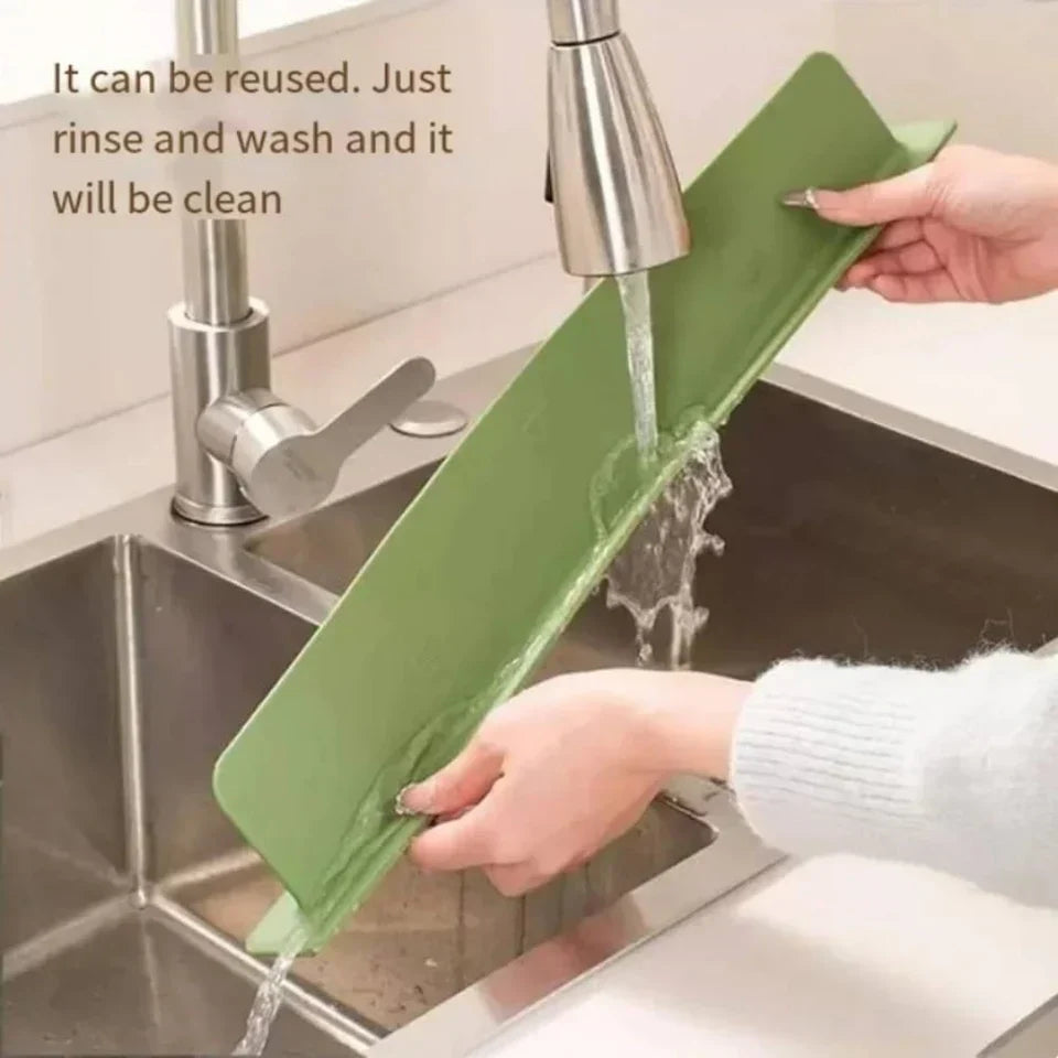 Silicone Sink Splash Guard - Water Splash Guard for Kitchen