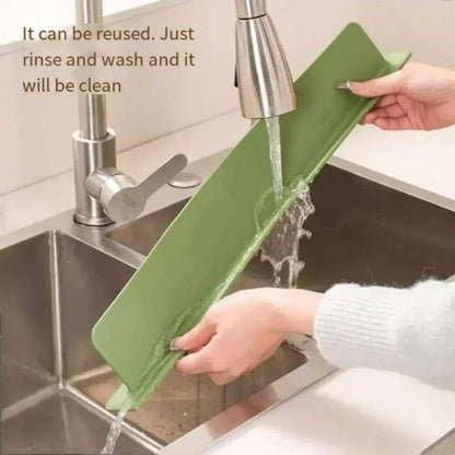 Silicone Sink Splash Guard - Water Splash Guard for Kitchen