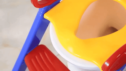 Children's Toilet Training Ladder Seat — Foldable Non-Slip Step Stool for Toddlers