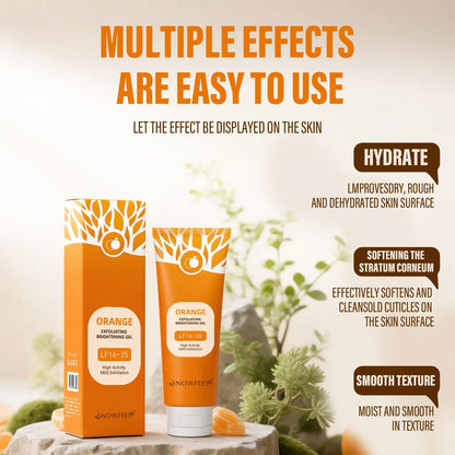 Orange Exfoliating Face Gel – Brightening Peeling Scrub