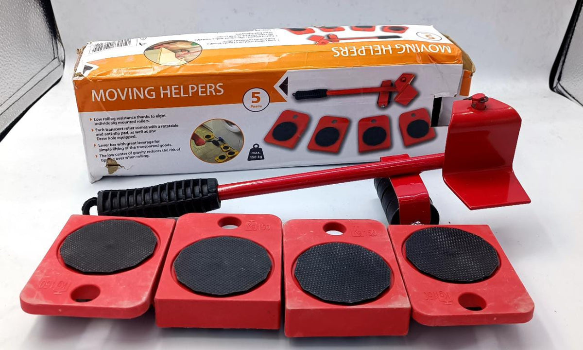 Heavy Duty Furniture Mover Set — 5-in-1 Lifting & Sliding Tool