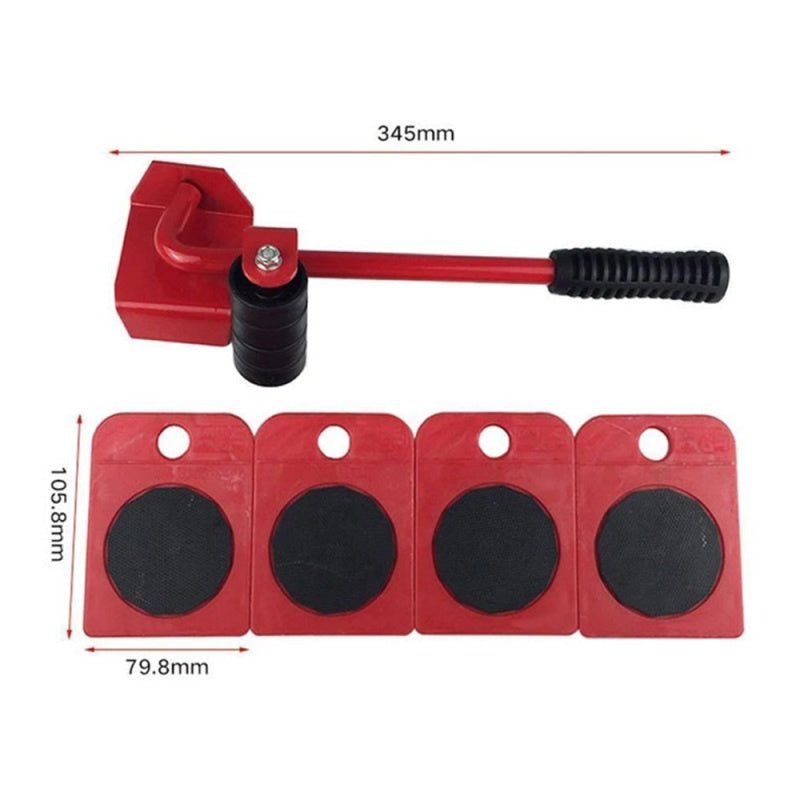 Heavy Duty Furniture Mover Set — 5-in-1 Lifting & Sliding Tool