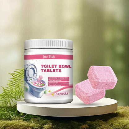 Toilet Bowl Cleaner Tablets — Long-Lasting Freshness & Stain Removal Drops