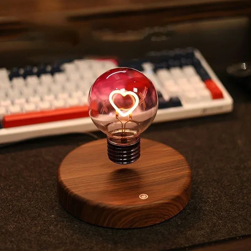 Levitating Heart Lamp — Magnetic Floating LED Romantic Light for Home & Gifting