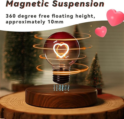 Levitating Heart Lamp — Magnetic Floating LED Romantic Light for Home & Gifting