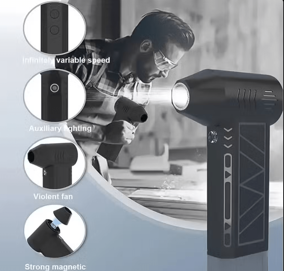 Mini Jet Fan Blower — High-Power Portable Air Duster & Electric Blower