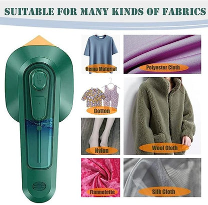 Portable Mini Iron ⚡ 2-in-1 Travel Steam & Dry Iron