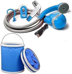 Portable Outdoor Shower Kit — USB Rechargeable Camping Shower Pump